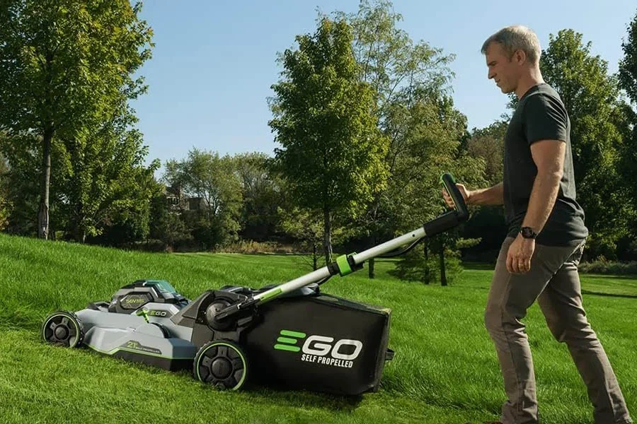 cordless electric lawnmower