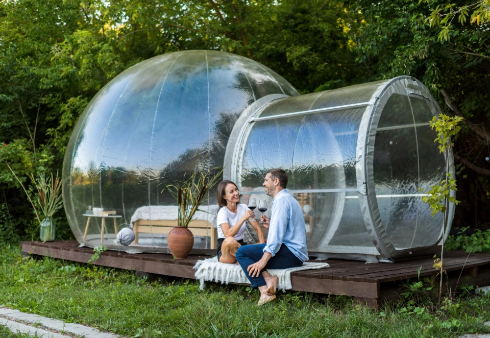 bubble tents glamping